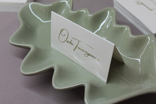 Personalizowana winietka ślubna – papier perłowy