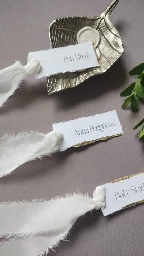 glamour winietka ślubna przy nakryciu – złotko i kokarda