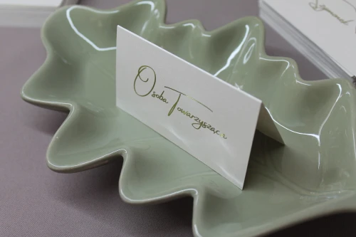 Personalizowana winietka ślubna – papier perłowy