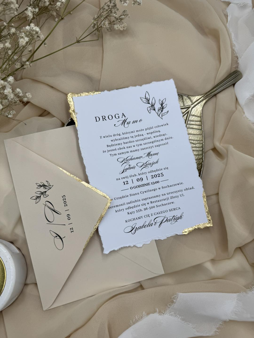 Zaproszenie dla rodziców z personalizacją